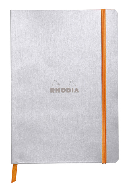 Rhodia Softcover Notebook - A5 - Silver - Lined